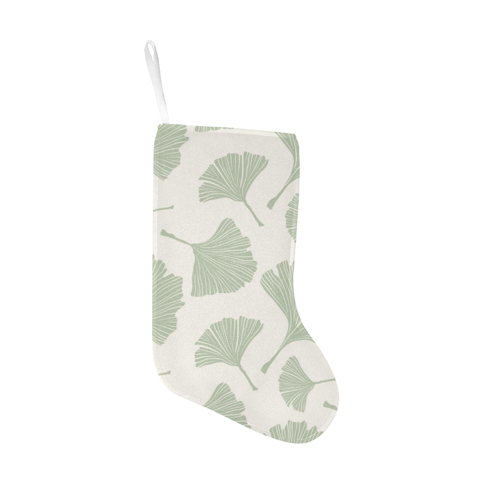 Ginkgo leaves pattern Christmas Stocking