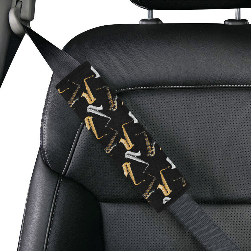 saxophone design pattern Car Seat Belt Cover