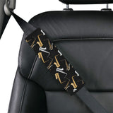 saxophone design pattern Car Seat Belt Cover
