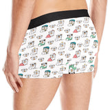 English Bulldog Pattern Print Design 03 Men's All Over Print Boxer Briefs Men's Underwear