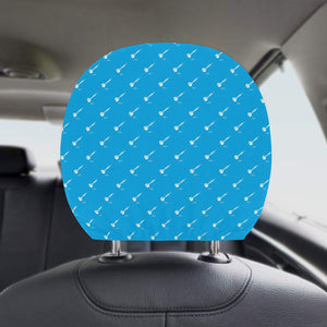 Darts Pattern Print Design 05 Car Headrest Cover