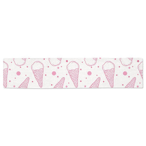 Hand drawn ice cream pattern Table Runner