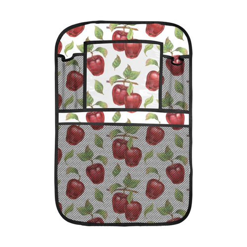 Red apples pattern Car Seat Back Organizer