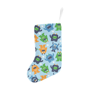 Alien Pattern Print Design 04 Christmas Stocking