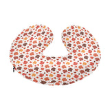 Colorful Maple Leaf pattern U-Shaped Travel Neck Pillow