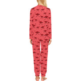 Ostrich Pattern Print Design 03 Women's All Over Print Pajama Set