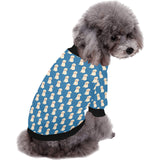 Golden Retriever Pattern Print Design 03 All Over Print Pet Dog Round Neck Fuzzy Shirt