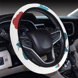 Airplane star cloud colorful Car Steering Wheel Cover