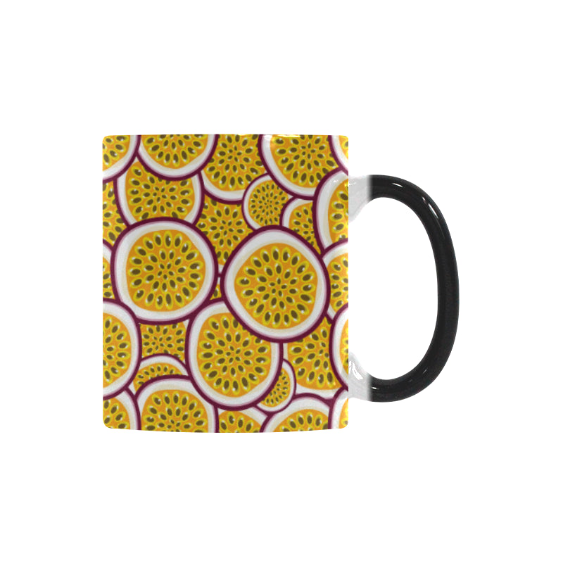Passion fruits slice pattern Morphing Mug Heat Changing Mug