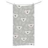 Cute koala leaves pattern Bath Towel