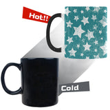 Vintage star pattern Morphing Mug Heat Changing Mug