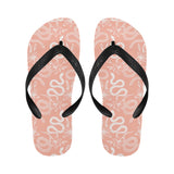 Snake lilies flower pattern Unisex Flip Flops