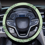 broccoli sketch pattern Car Steering Wheel Cover