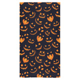 Halloween pattern Pumpkin background Bath Towel