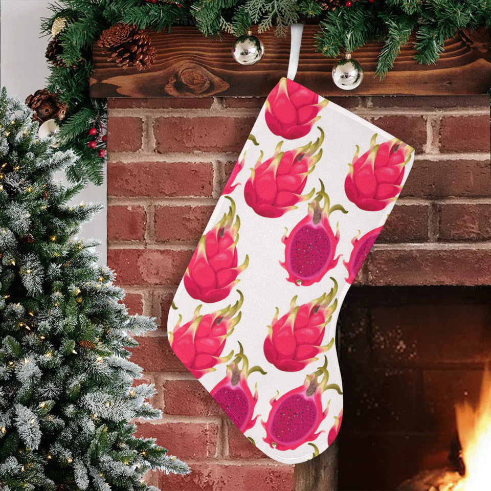 dragon fruits design pattern Christmas Stocking