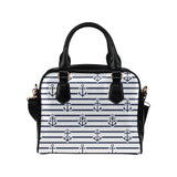 Anchor rope nautical  pattern Shoulder Handbag