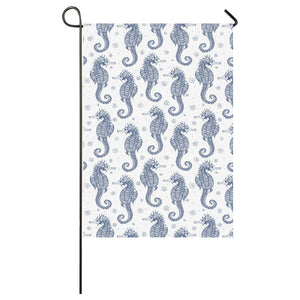 Seahorse pattern background House Flag Garden Flag