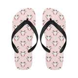 Cute goat pattern Unisex Flip Flops