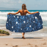 Night sky star pattern Beach Towel