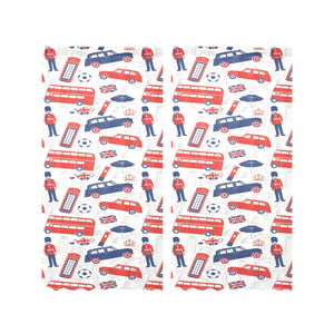 British Pattern Print Design 03 Gauze Curtain