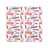 British Pattern Print Design 03 Gauze Curtain
