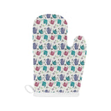 Tea pots Pattern Print Design 05 Heat Resistant Oven Mitts