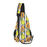 papaya design pattern All Over Print Chest Bag