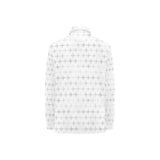 Airplane print pattern Women's Long Sleeve Polo Shirt