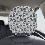 Sun Glasses Pattern Print Design 04 Car Headrest Cover