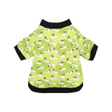 Jack Russel Pattern Print Design 01 All Over Print Pet Dog Round Neck Fuzzy Shirt