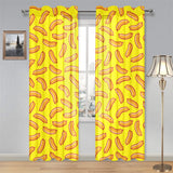 Sausage Pattern Print Design 01 Gauze Curtain