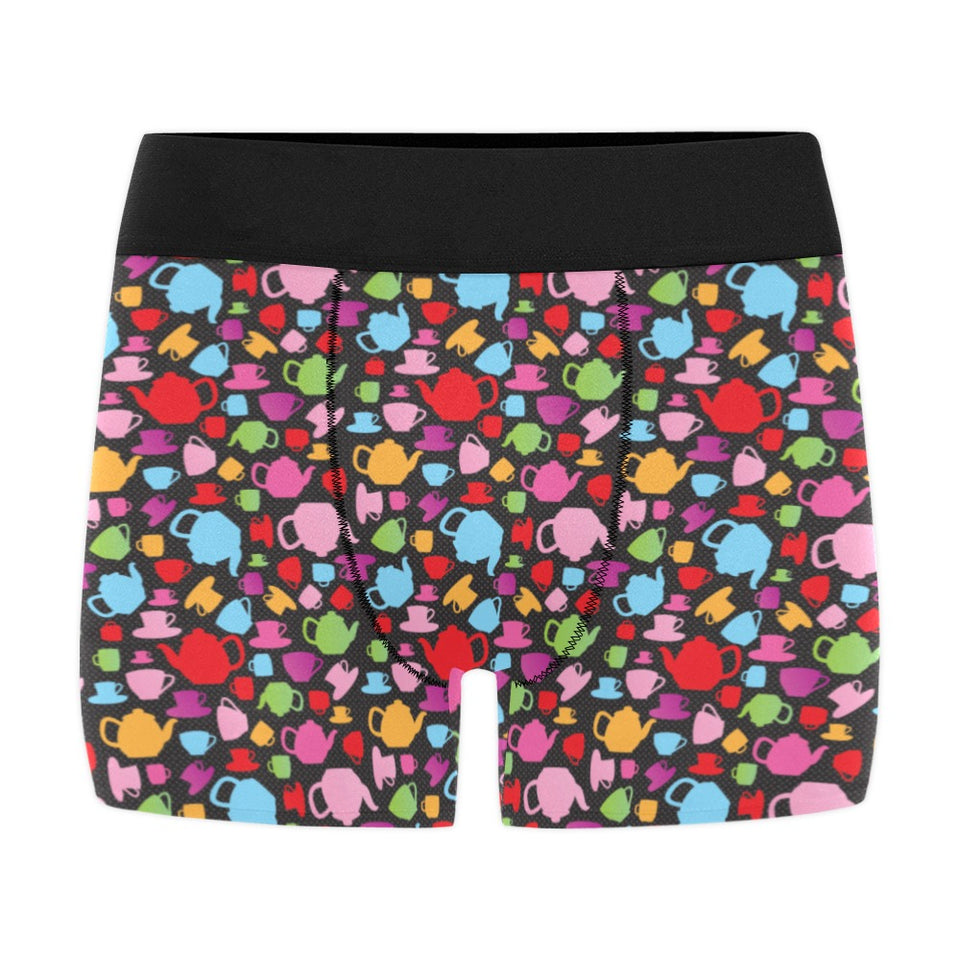 Tea pots Pattern Print Design 01 Men's All Over Print Boxer Briefs Men's Underwear