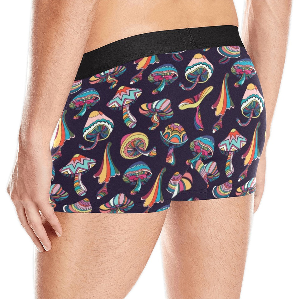Colorful mushroom pattern Men's All Over Print Boxer Briefs Men's Underwear