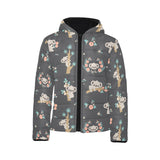 Cute koala pattern Kids' Boys' Girls' Padded Hooded Jacket