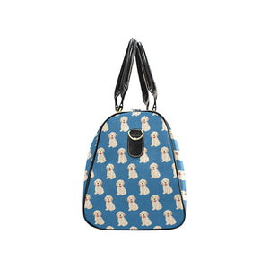 Golden Retriever Pattern Print Design 03 Travel Bag