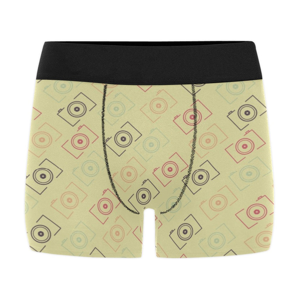 Camera Pattern Print Design 01 Men's All Over Print Boxer Briefs Men's Underwear
