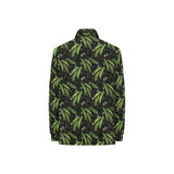 Green Peas Pattern Print Design 02 Women's Long Sleeve Polo Shirt