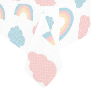 Cute rainbow clound pattern Tablecloth