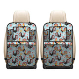 Rooster chicken cock snowfalke Car Seat Back Organizer