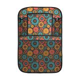 Gear Pattern Print Design 01 Car Seat Back Organizer