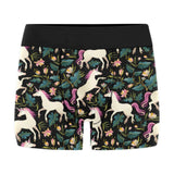 Unicorns forest background Men's All Over Print Boxer Briefs Men's Underwear