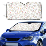 Tennis Pattern Print Design 04 Car Sun Shade
