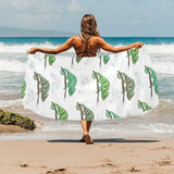 Chameleon lizard pattern Beach Towel