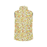 Popcorn Pattern Print Design 03 Men's Padded Vest