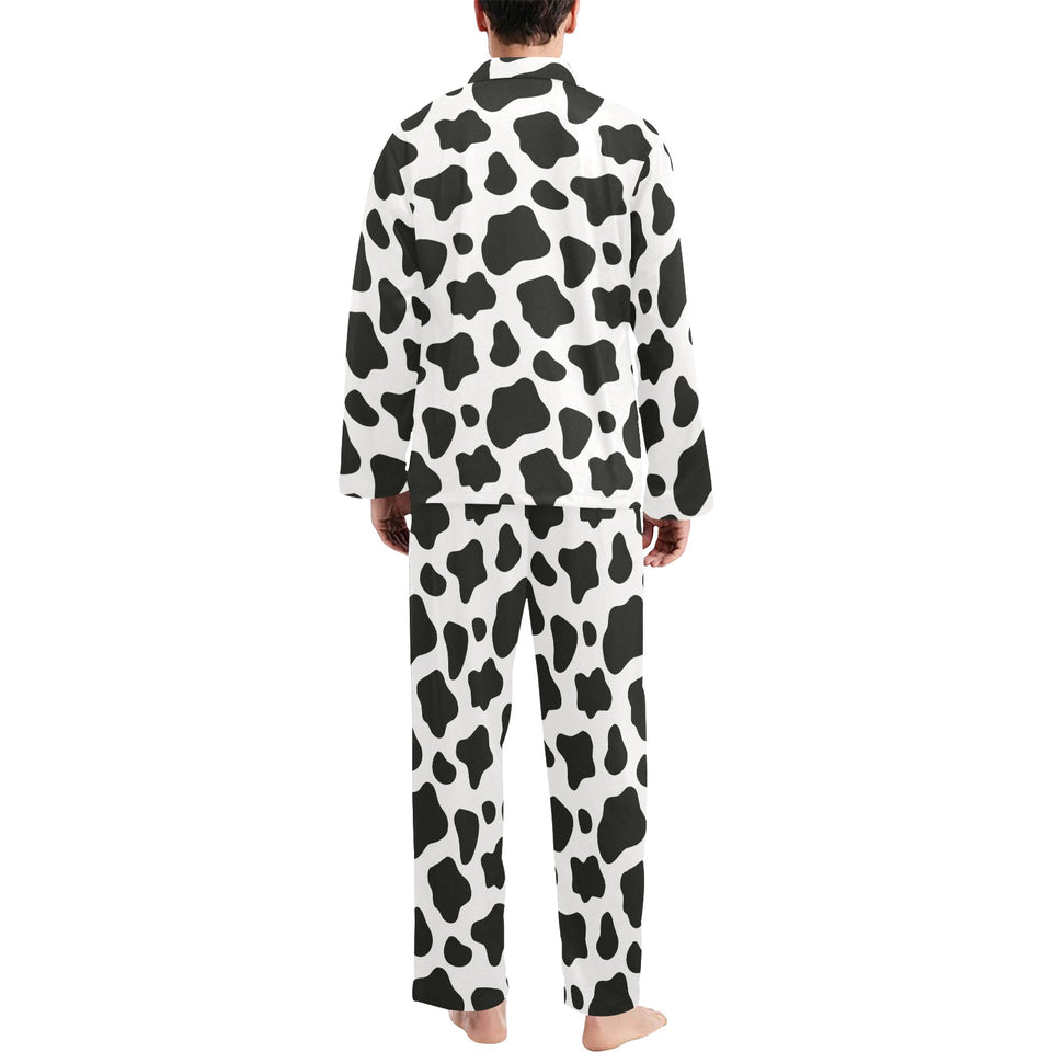 Cow skin pattern Men's Long Pajama Set