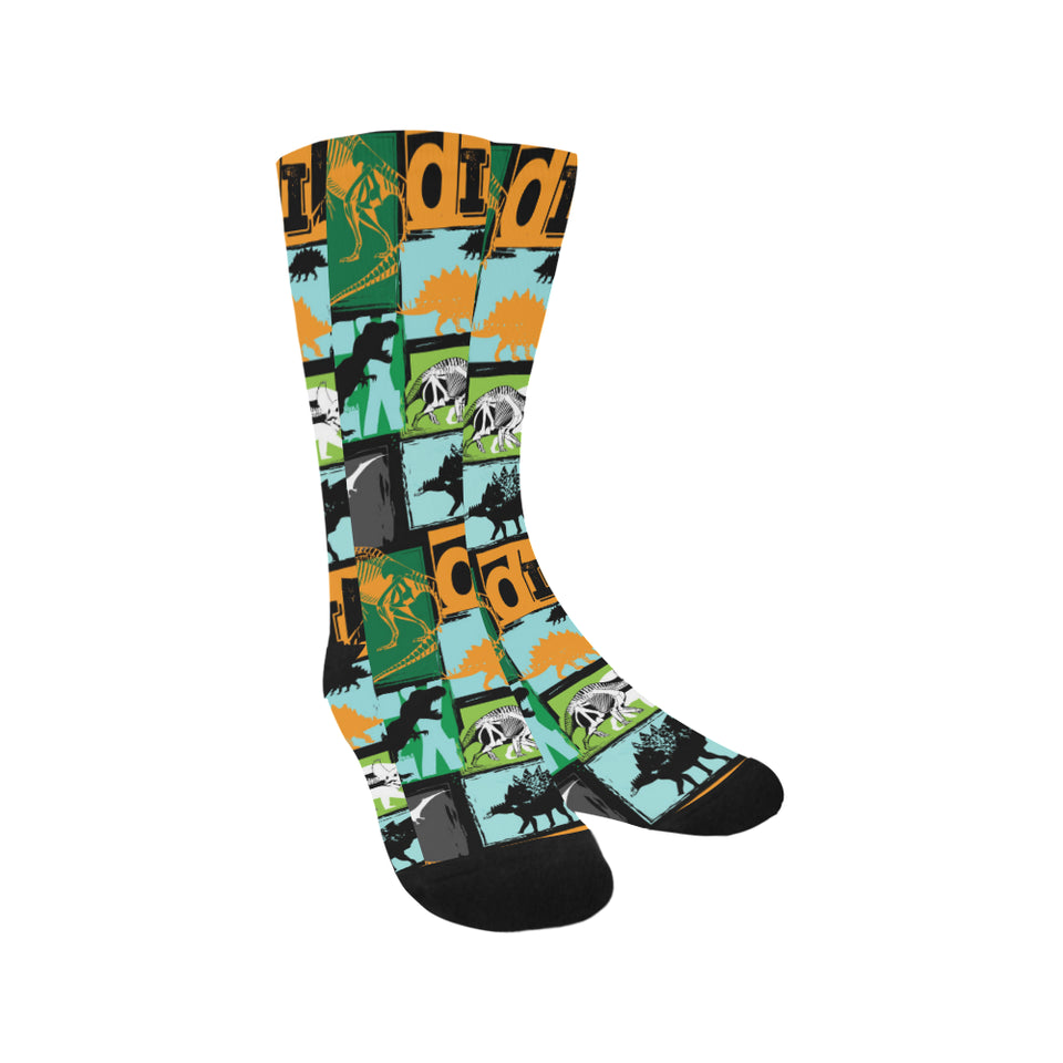 dinosaurs print pattern Crew Socks
