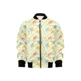 Hippopotamus Pattern Print Design 04 Kids' Boys' Girls' Bomber Jacket