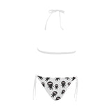 Ninja pattern plaid background Sexy Bikinis Two-Piece Swimsuits