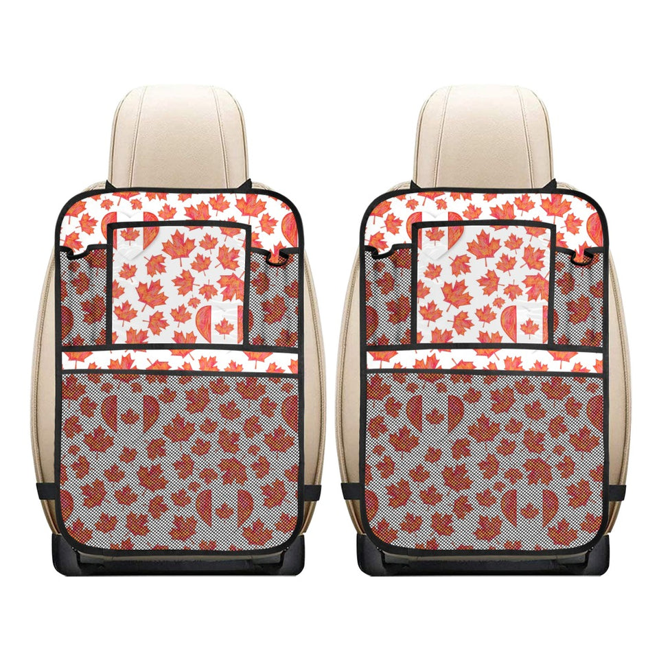 Canada Pattern Print Design 02 Car Seat Back Organizer