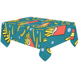 French fries red paper box pattern Tablecloth